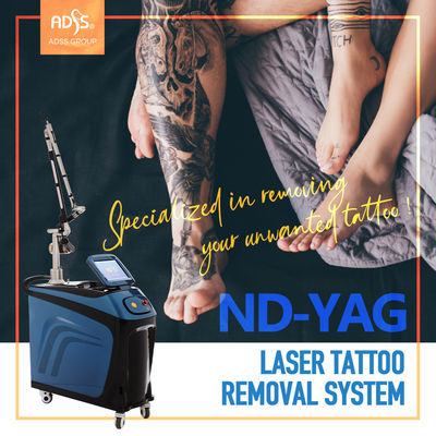 Pionowa maszyna laserowa ND Yag Laserowa maszyna do usuwania włosów i usuwania tatuaży ISO13485