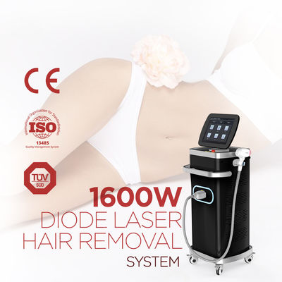 LCD 755nm+808nm+1064nm Diodowa laserowa maszyna do usuwania włosów z medycznym CE