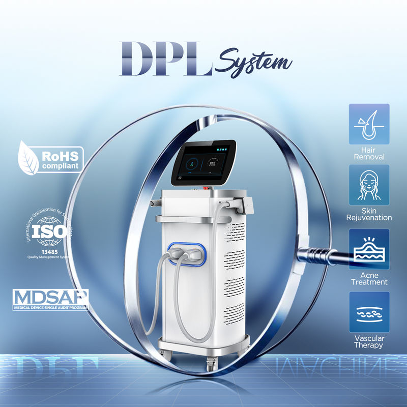Opt E Light Ipl Laser Beauty Equipment Dpl Ciało Kobiety Mężczyzna Skóra Twarza Aparatura do usuwania włosów